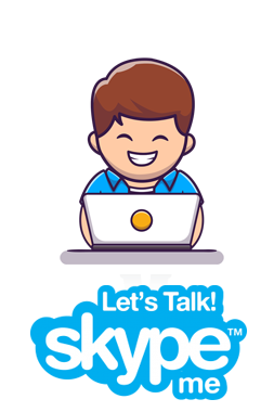 Skype button